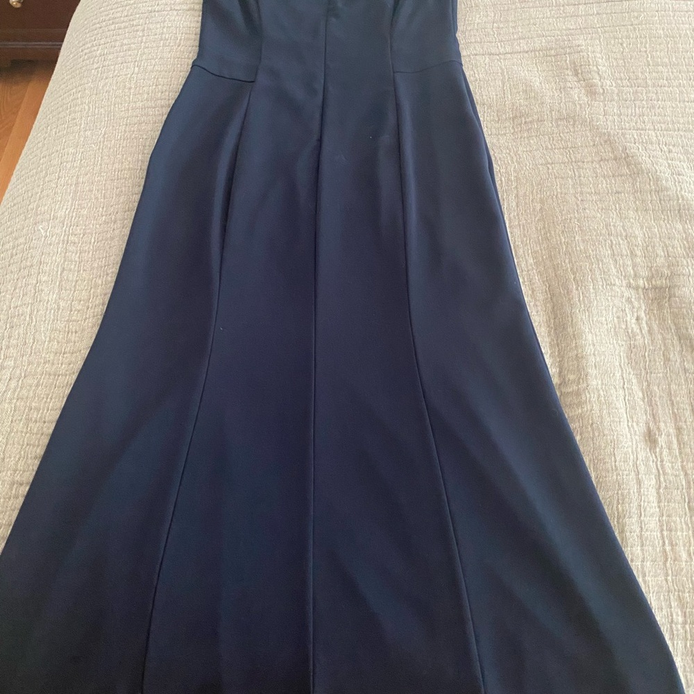 Ralph Lauren Navy Gown (prom, wedding, mother of the bride/groom) - Picture 2 of 7